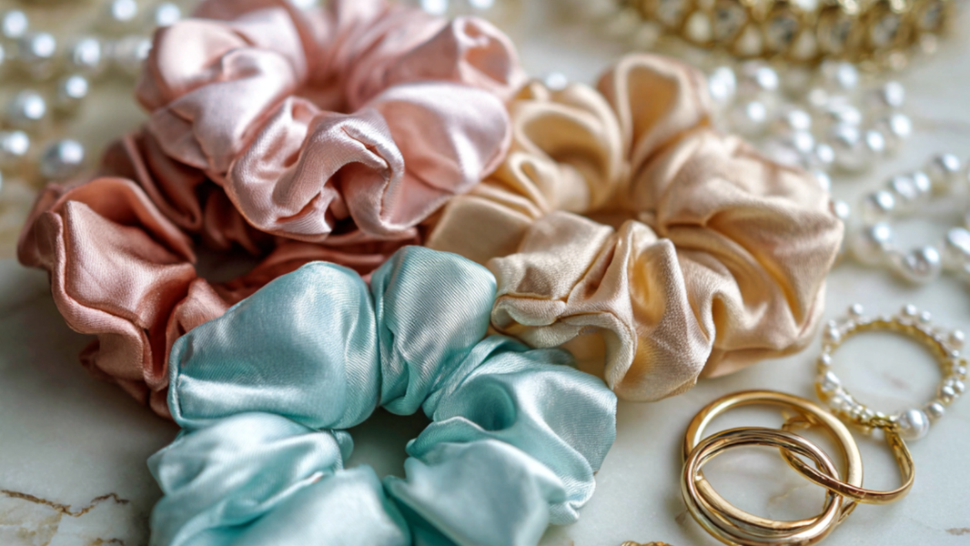Scrunchie de seda quebra menos o cabelo?