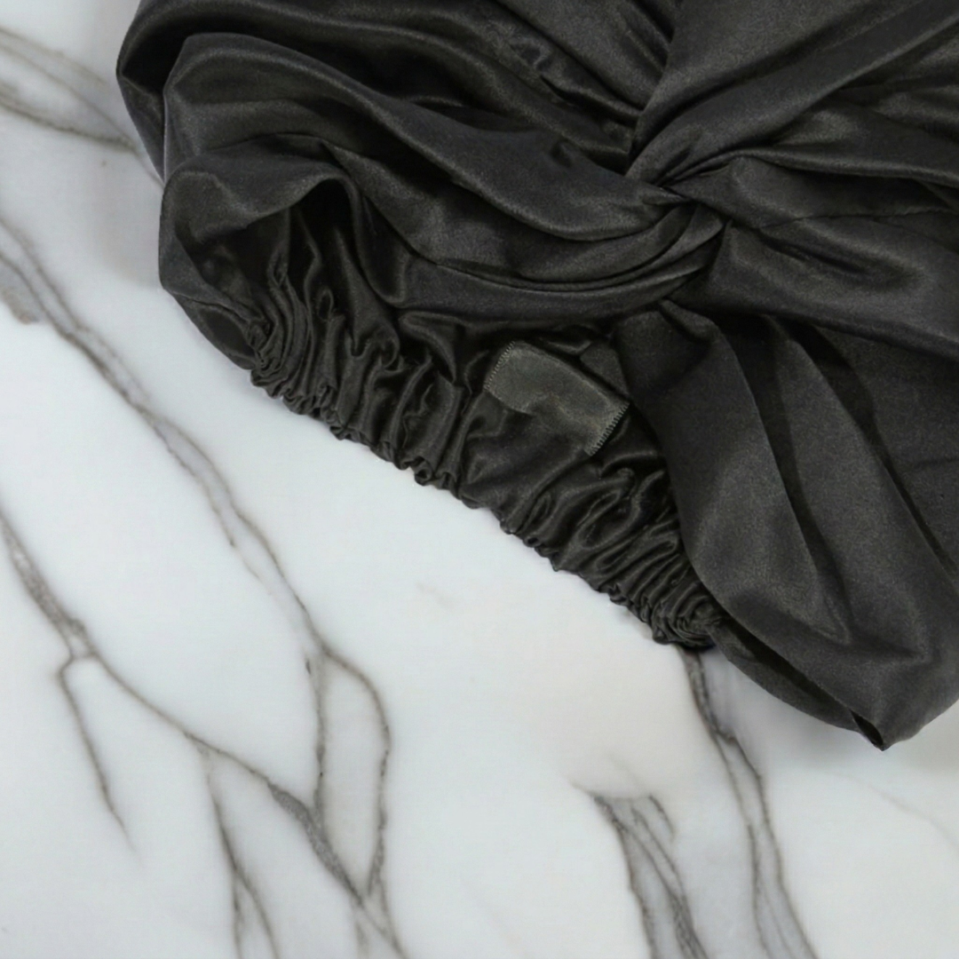 Kit Bellune® – Touca e Máscara de Seda Premium